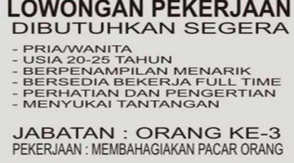 13 Lowongan Kerja Nyeleneh