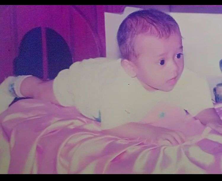 Rizky Billar waktu bayi