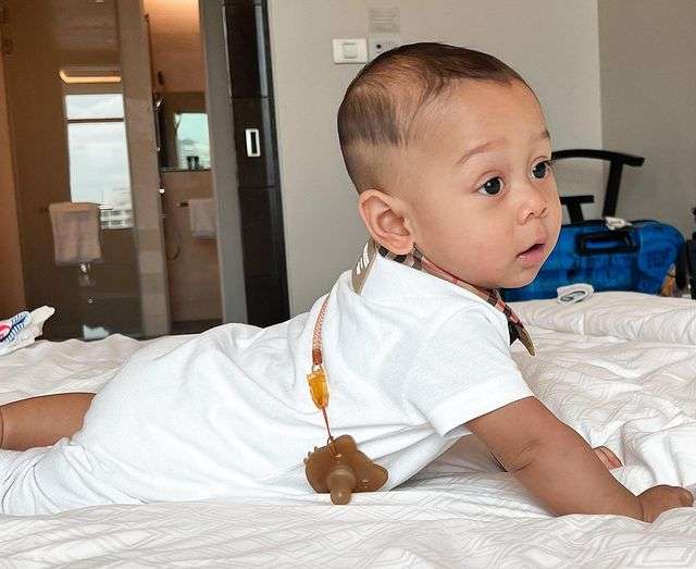 Baby L putra Billar dan Lesti
