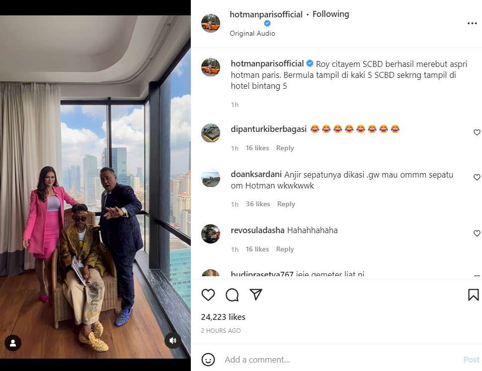 Roy Citayem dan Hotman Paris