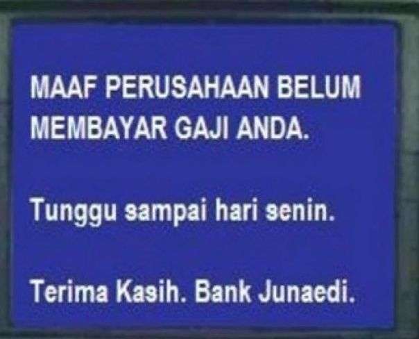 10 Penampakan Saldo ATM.