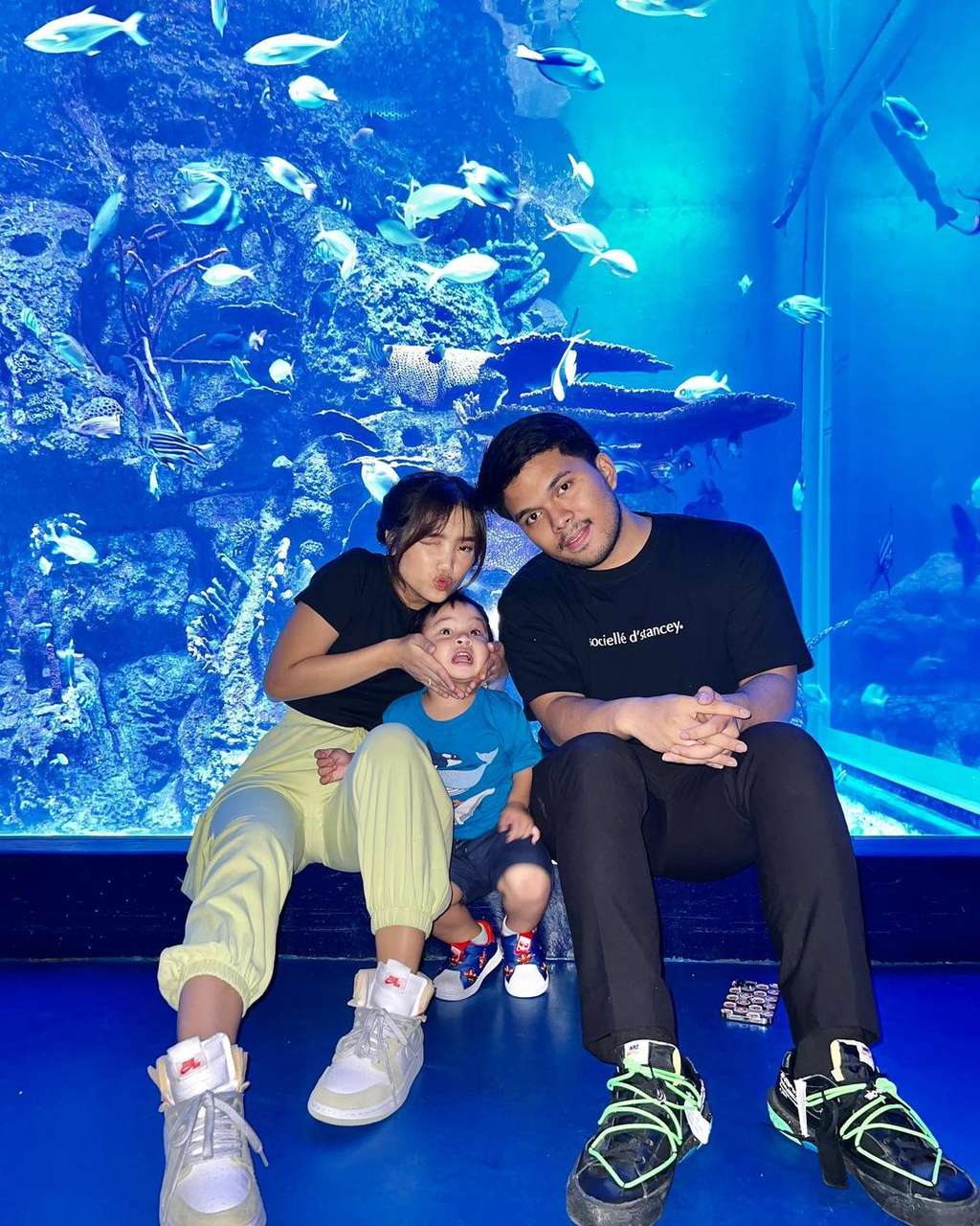 Fuji bersama Thariq dan Gala Sky Fuji bersama Thariq dan Gala Sky