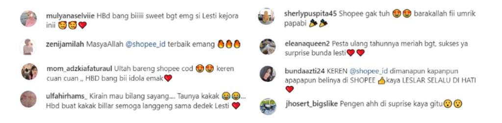 Komentar netizen di kolom komentar Instagram @lambe_turah
