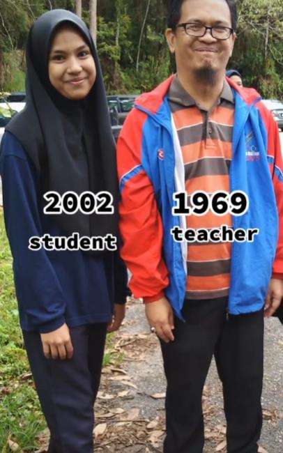 Selisih usia 33 tahun, murid menikahi gurunya. Selisih usia 33 tahun, murid menikahi gurunya.