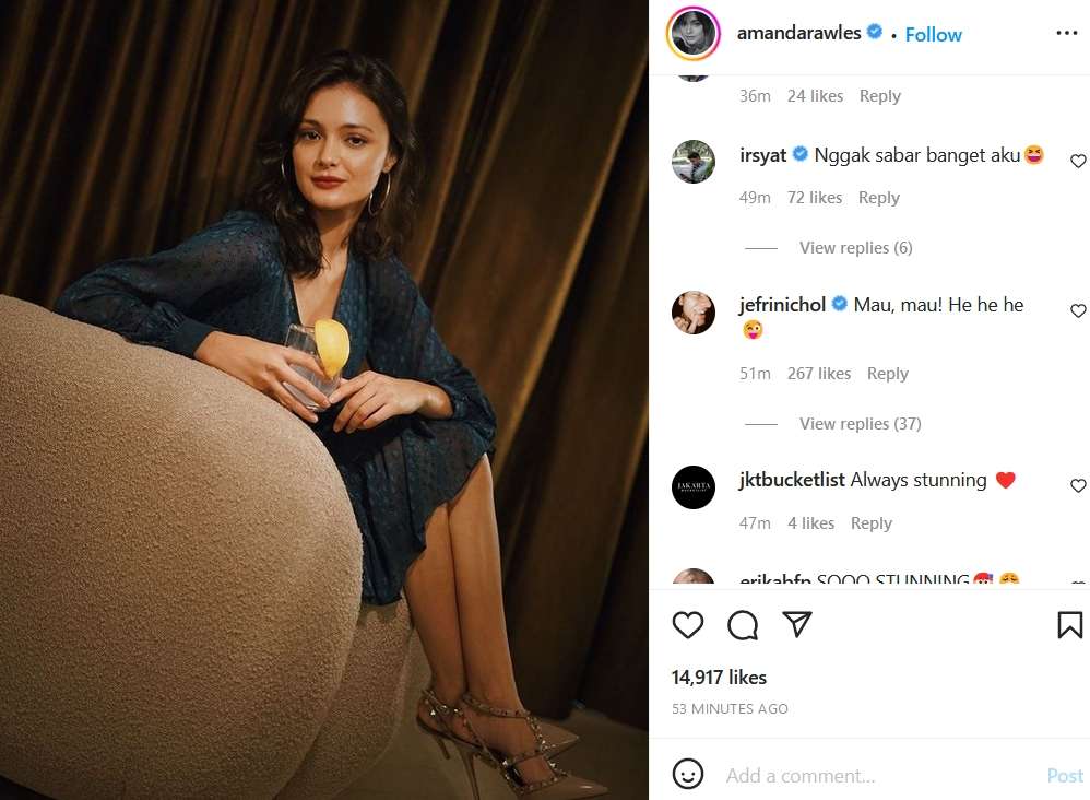 Amanda Rawles Unggah Buat Ajak +1 Ke Pesta, Kode buat Jefri Nichol atau Irsyadillah?