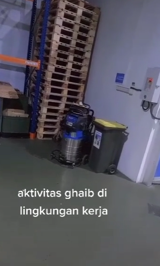 Buruh Pabrik Unggah Momen Mistis