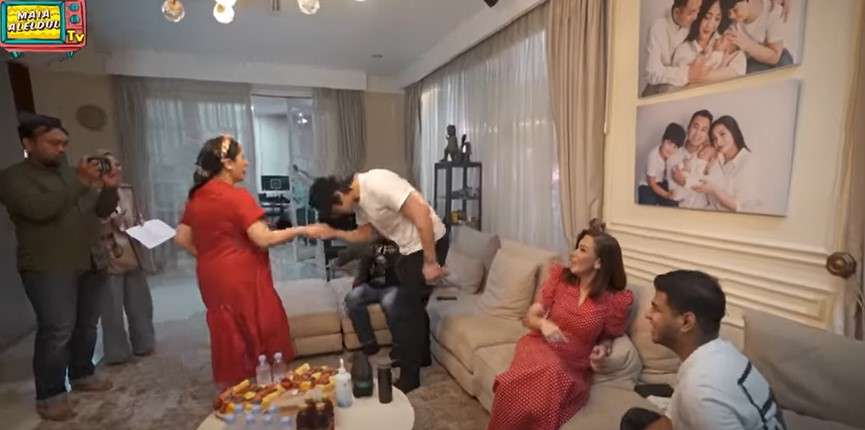 El Rumi cium tangan Nagita Slavina