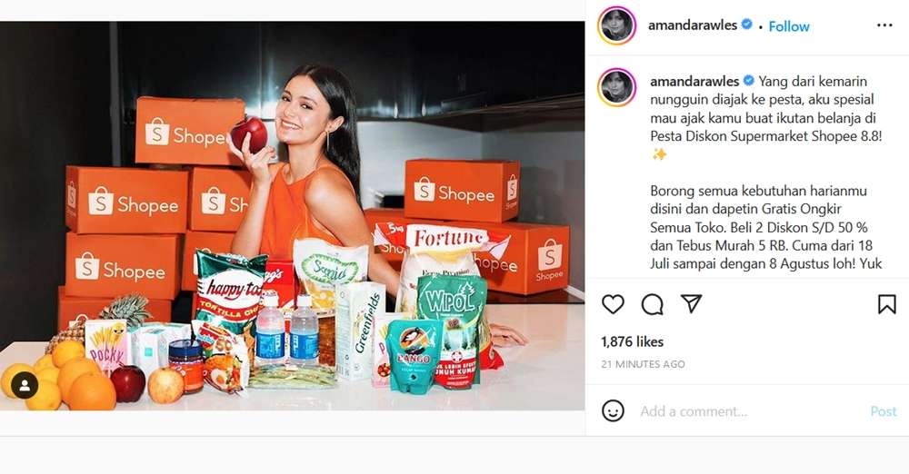 Foto Bergaun Mewah Sukses Bikin Netizen Penasaran, Amanda Rawles Beberkan Pesta yang Akan Dihadiri