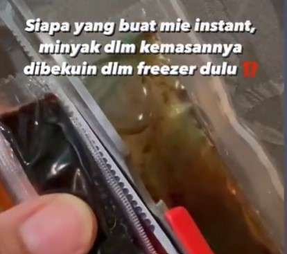 Minyak mi instan Minyak mi instan