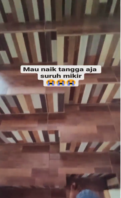 Desain Anak Tangga di Rumah Ini Bikin Mikir Keras: Salah Langkah Auto Pindah Alam