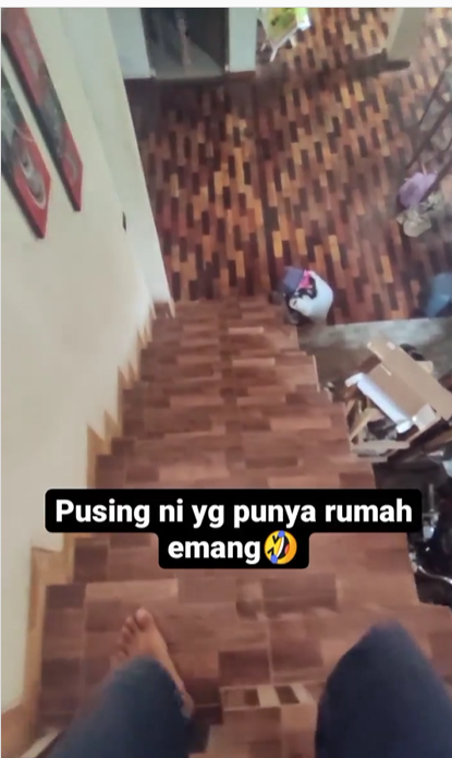 Desain Anak Tangga di Rumah Ini Bikin Mikir Keras: Salah Langkah Auto Pindah Alam