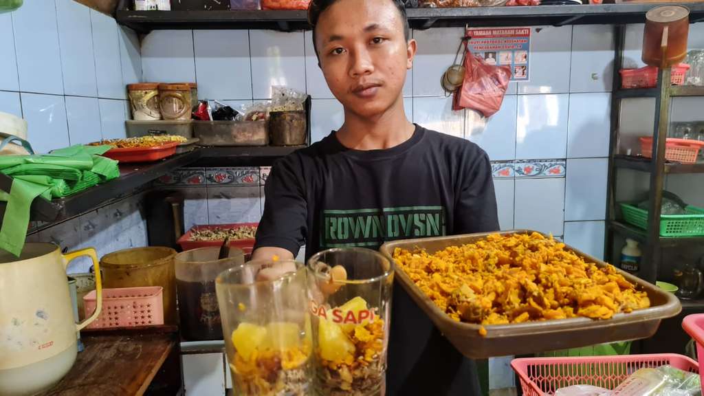 Penjual jamu di Jawa Tengah