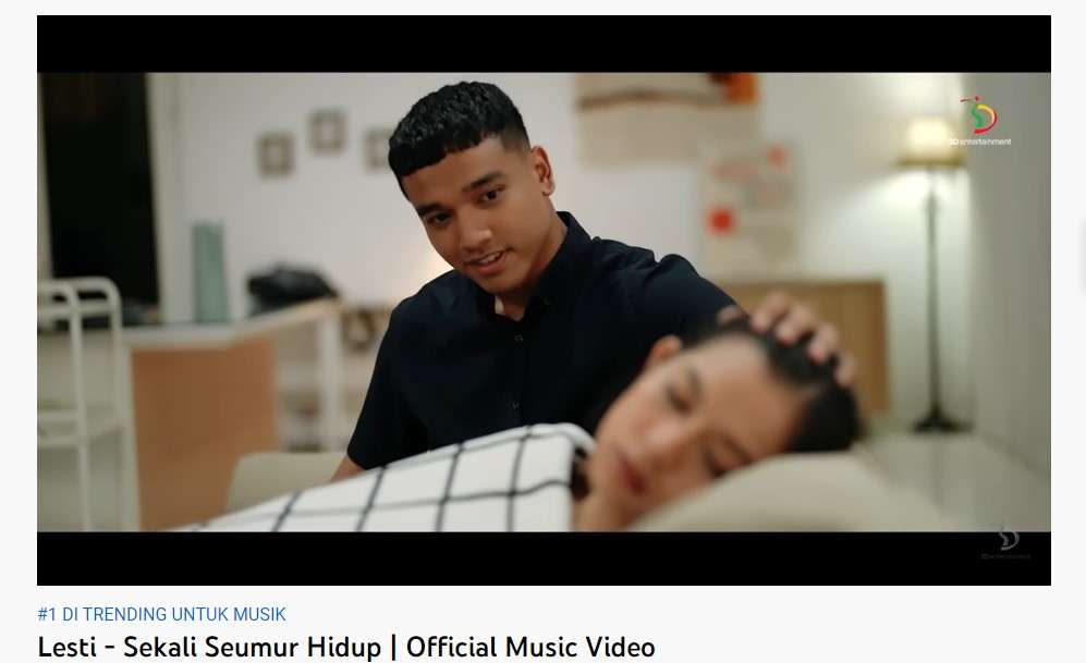 Fadly menjadi model video klip Fadly menjadi model video klip