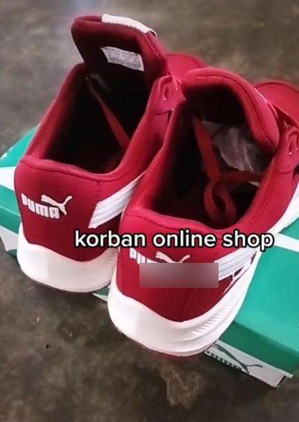 Beli sepatu tampak sama tapi merek beda.