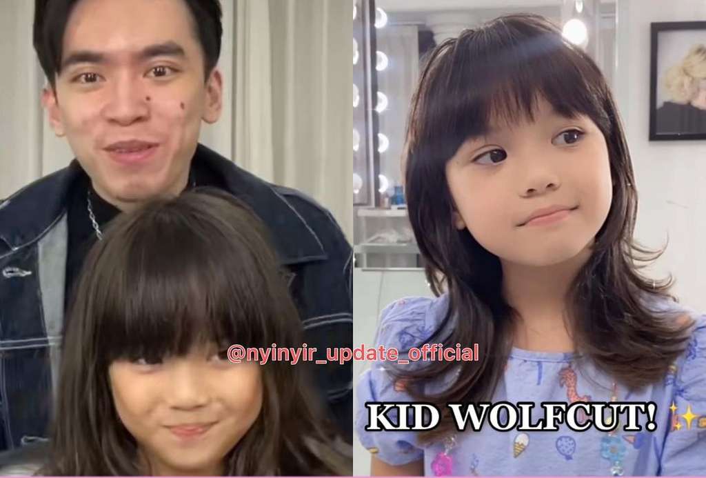 Gempita Nora Marten potong rambut