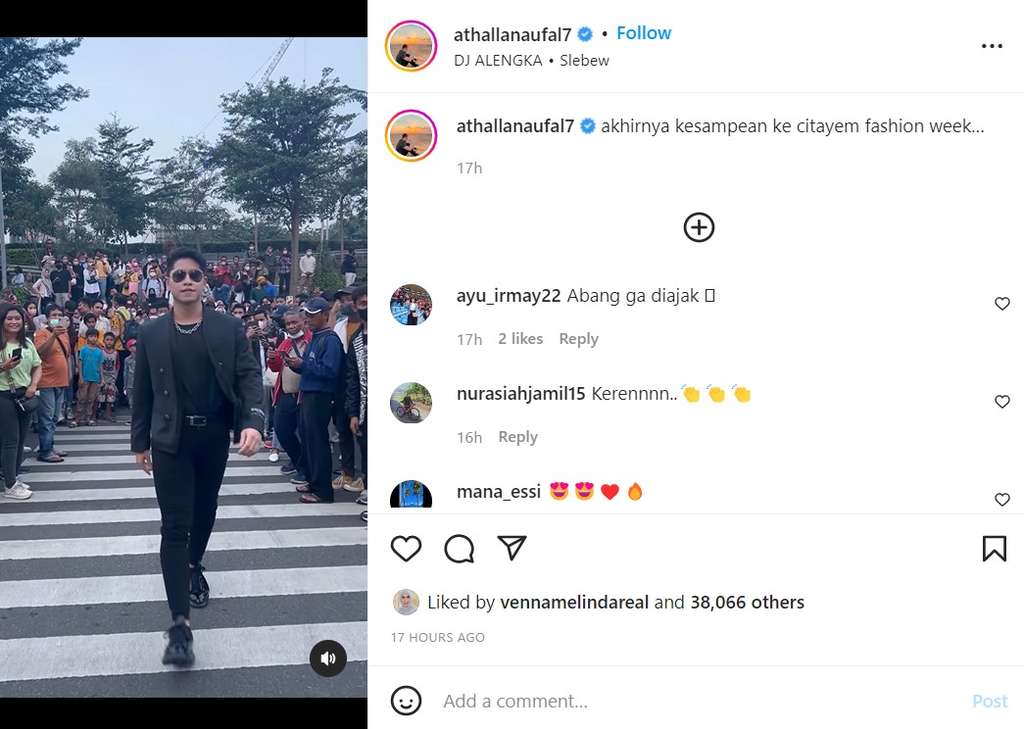 Athalla Naufal putra Venna Melinda