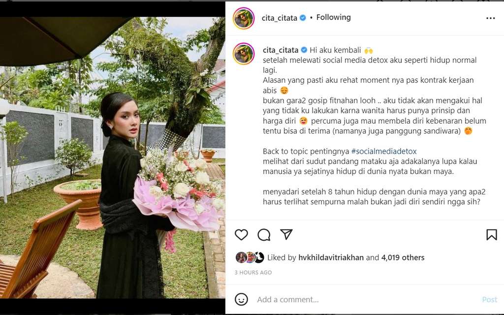 Unggahan Cita Citata