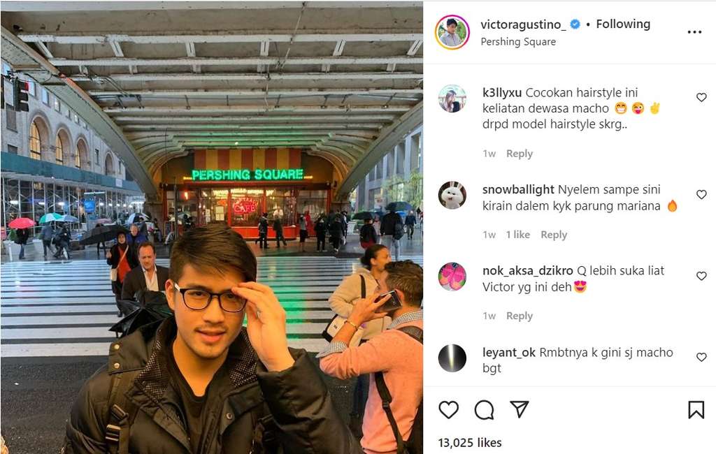 Panampilan Victor dulu