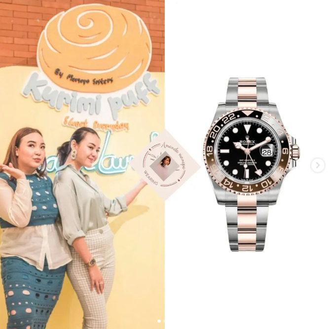 Amanda Manopo Kenakan Jam Tangan Ratusan Juta