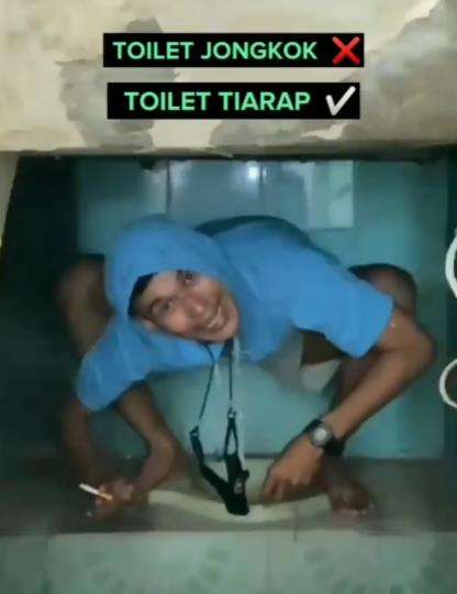 Viral desain toilet jongkok bikin gagal paham.