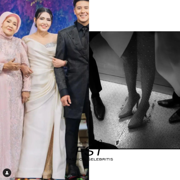 Via Vallen Kenakan Heels Jutaan Saat Resepsi