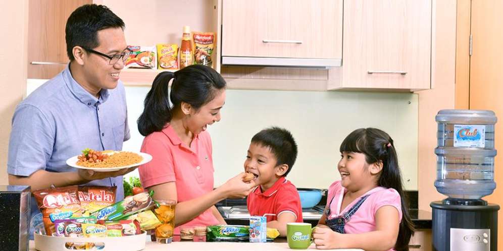 Berbagai merek yang diproduksi oleh Indofood.