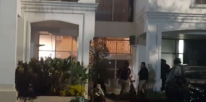 Suasana Pra Rekonstruksi Kasus Penembakan Brigadir J