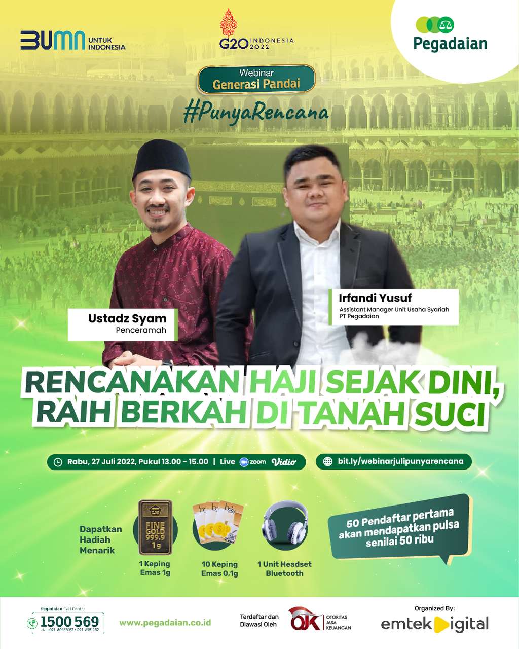 Selangkah Lebih Dekat ke Tanah Suci, Webinar Ini Ajak Kamu Persiapkan Ibadah Haji di Usia Muda