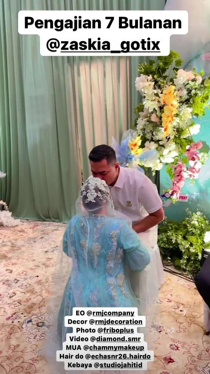 Tasyakuran 7 bulanan Zaskia Gotik