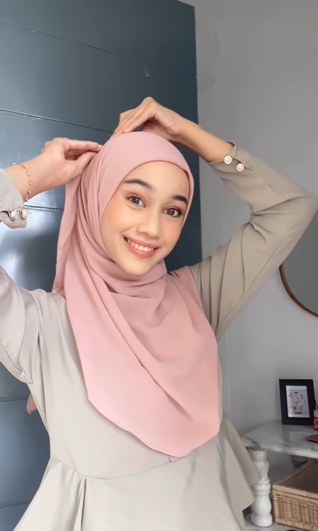 Tutorial hijab pashmina