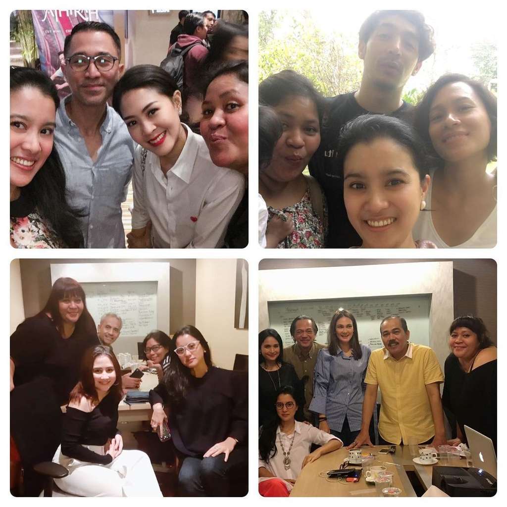 Momen Marcella dan managernya