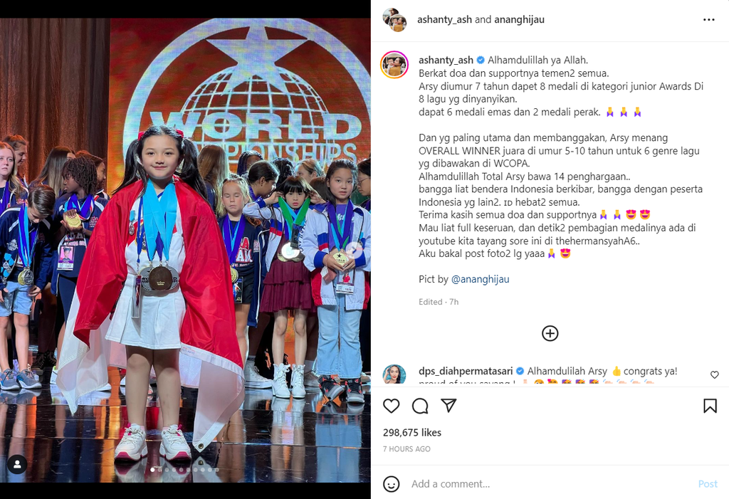 arsy hermansyah juara