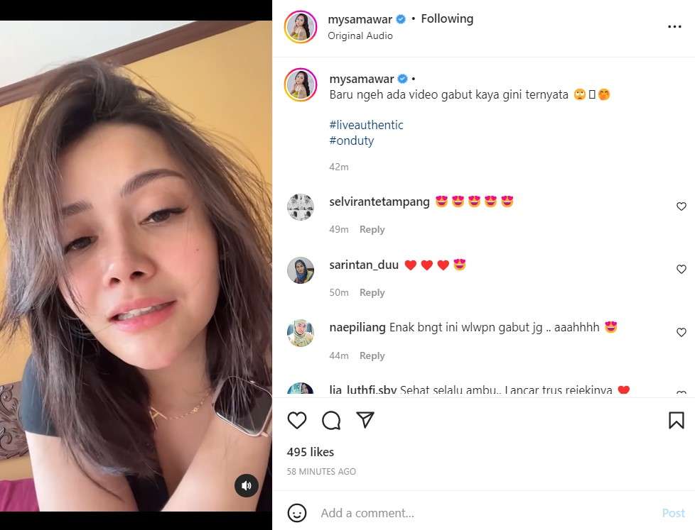 Video gabut Mawar AFI