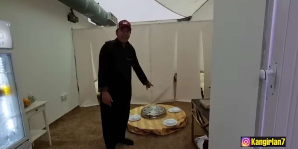 Potret tenda VIP di Mina.