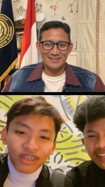 Sandiaga Uno dan Roy Citayam