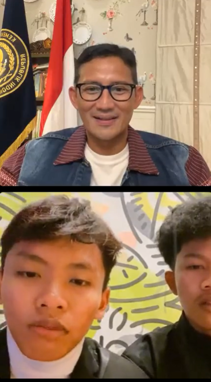 Sandiaga Uno dan Roy Citayam
