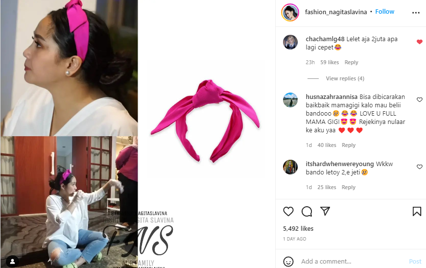 Instagram @fashion_nagitaslavina