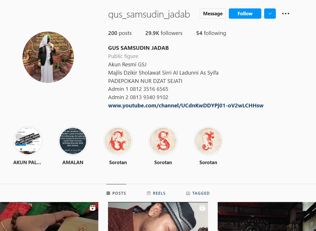 kwitansi pengobatan di gus samsudin
