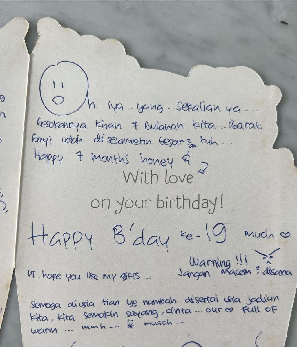 Surat Cinta Titi buat Christian Sugiono