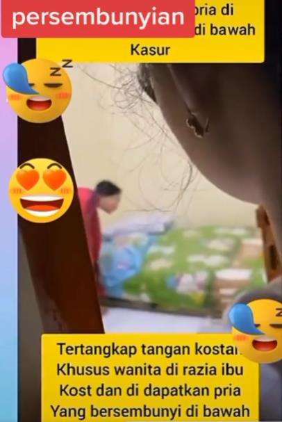Ibu kos rajin periksa kos-kosan.