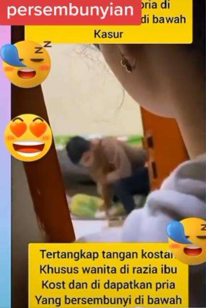 Ibu kos rajin periksa kos-kosan.