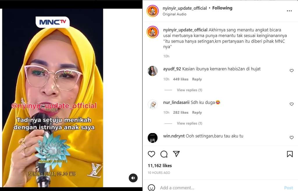 Mertua di acara mama Dedeh