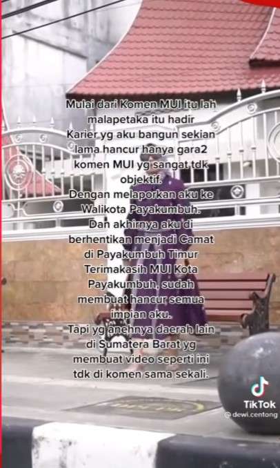 Unggahan Dewi Novita camat kota Payakumbuh Sumatra Barat Unggahan Dewi Novita camat kota Payakumbuh Sumatra Barat