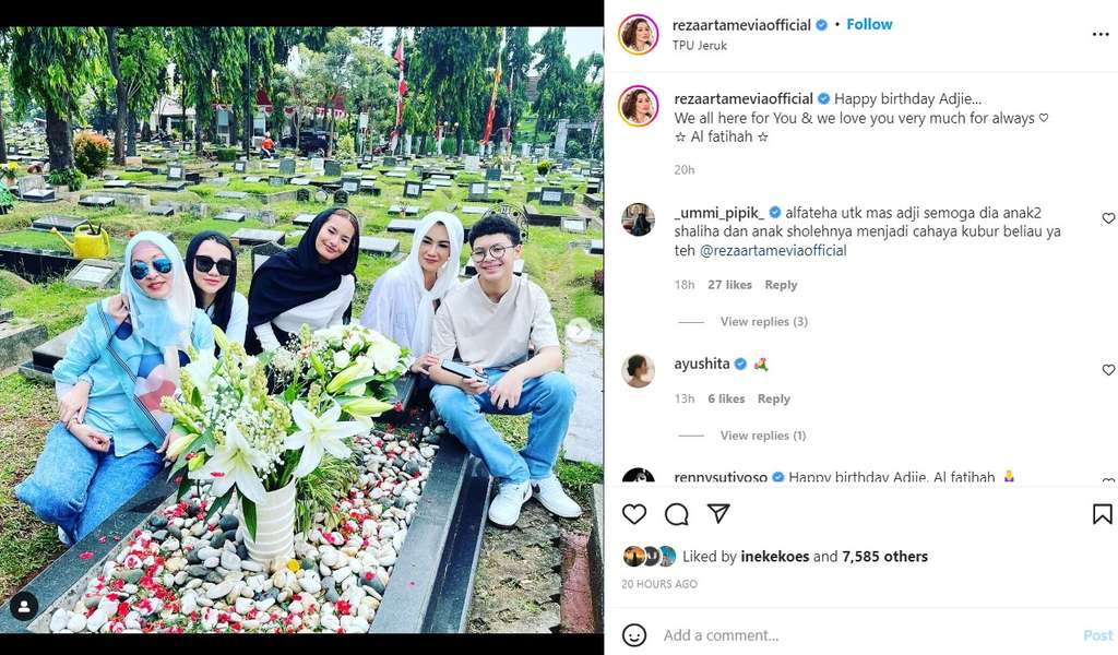 Unggahan Reza Artamevia