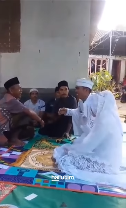 Ulangi Ucapan Penghulu Saat Ijab Kabul, Aksi Pengantin Pria Ini Bikin Ngakak
