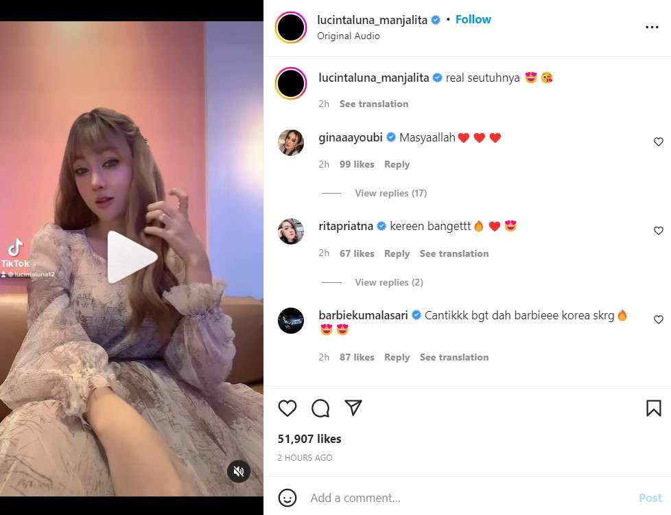 Wajah baru Lucinta Luna