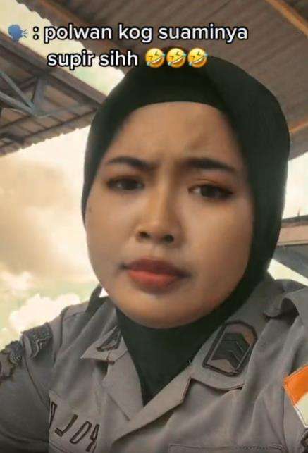 Polwan bersuamikan sopir truk.