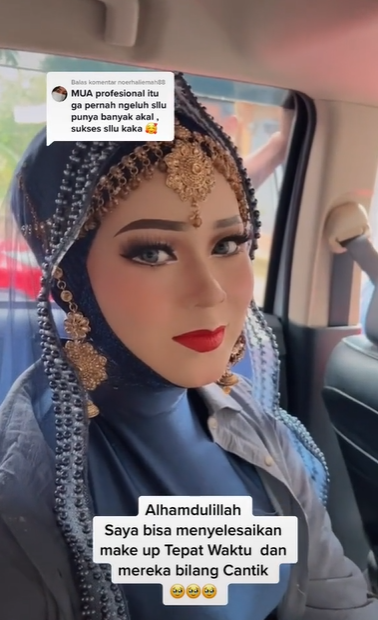 MUA Rias Pengantin di Mobil