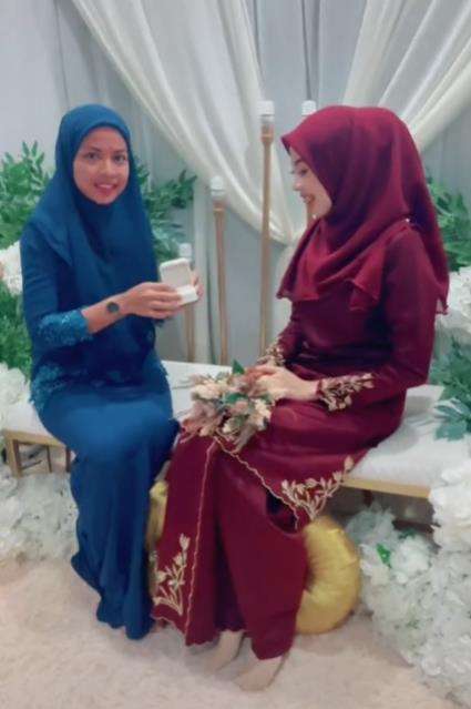 Viral mantan istri antar mantan suami lamaran.