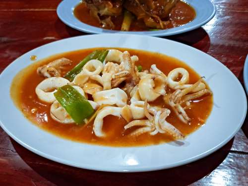 Cumi saus padang
